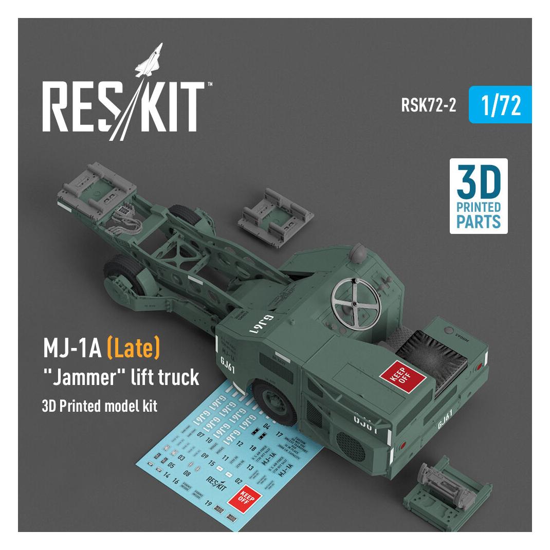 ResKit MJ-1A (Late) Jammer lift truck (3D Printed model kit) (RSK72-0002)