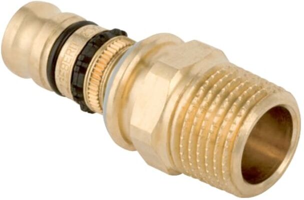 Geberit Mepla Übergang 604537005 Ø 32mmxR 1, Rotguss, mit AG