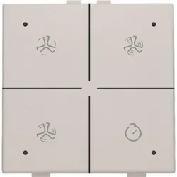 Niko Züblin 102-52054 Belüftungssteuerung mit LED für Niko Home Control, light grey 10252054
