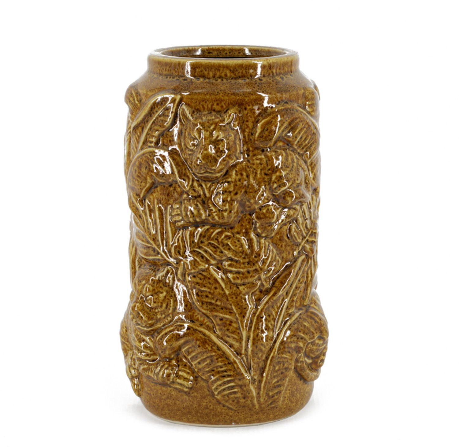 Aardewerk vaas Tigers S