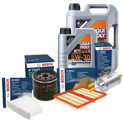 Inspektionspaket Bosch Inspektionsset Liqui Moly 5W-30 VW CADDY IV