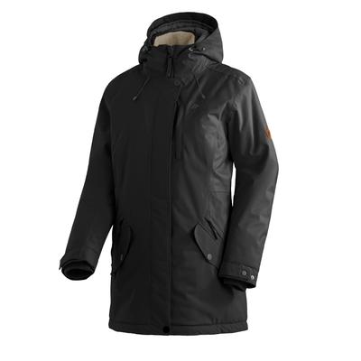 Funktionsjacke MAIER SPORTS "KATRINE", Damen, Gr. 44, schwarz, 100% Polyester, Jacken Funktionsjacke, Damen Jacke Outdoorjacke atmungsaktiv u. wasserdicht