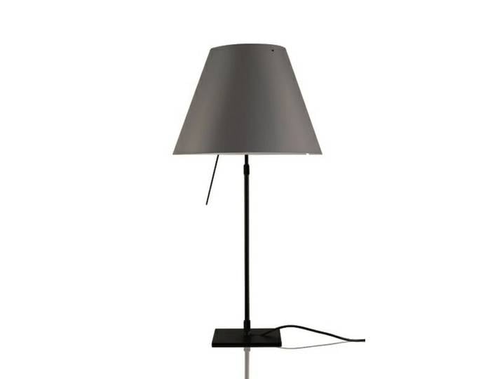 Costanza Tischleuchte, grau/schwarz, dimmbar - Luceplan - Wohnzimmer - Aluminium