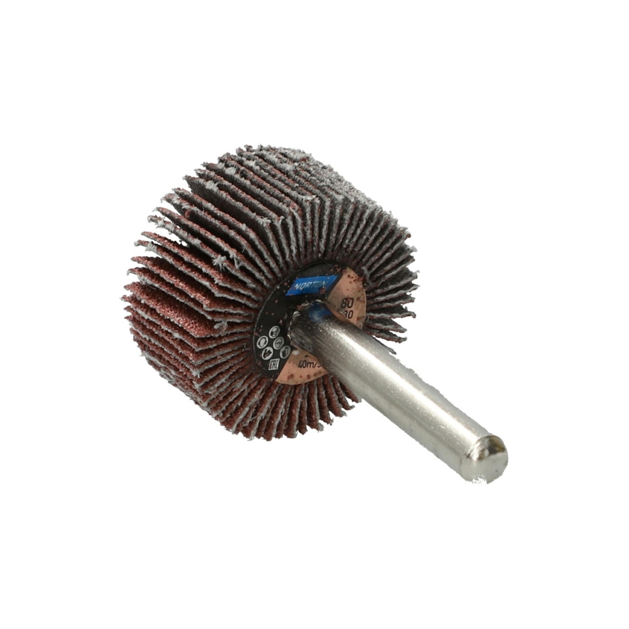 Norton Fächerschleifer mit Schaft R207Plus 30x15x6 P40 ; Saint-Gobain (66261056890)