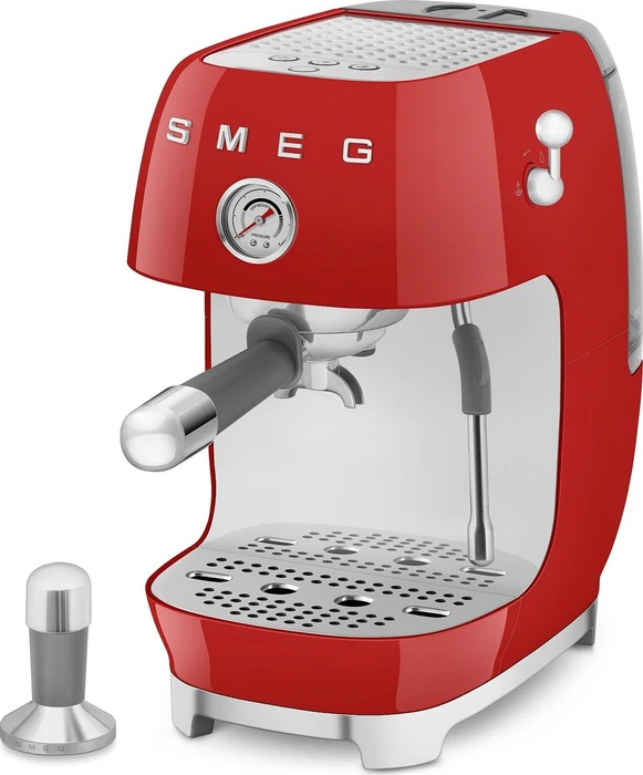 Smeg Kompakte Siebträgermaschine 50's Style (ECF03RDEU)