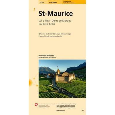 272T St-Maurice Wanderkarte, Sonstige von , Swisstopo, 978-3-302-30272-0