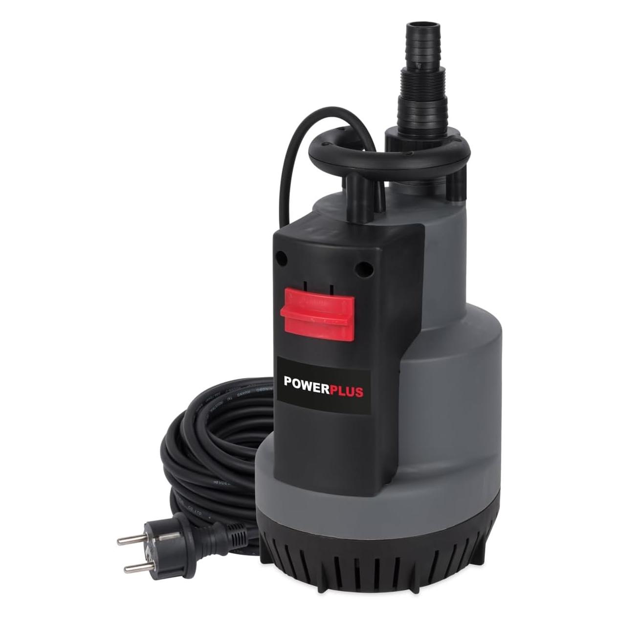 Powerplus Tauchpumpe 750W eingebaute Schwimmer (Kellerpumpe, Klarwasserpumpe, Schmutzwasserpumpe) (POWEW67920)