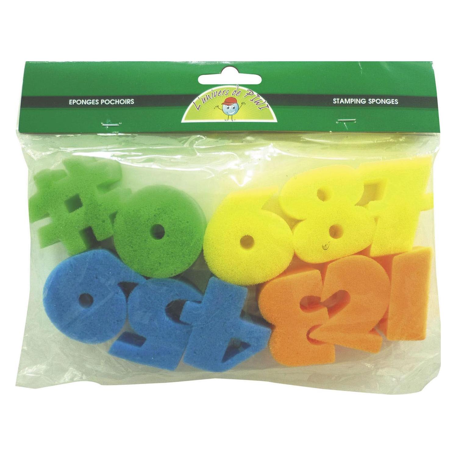 Creative Körnungszahl Schwämme 5 cm - 10 Stück. (54032217)