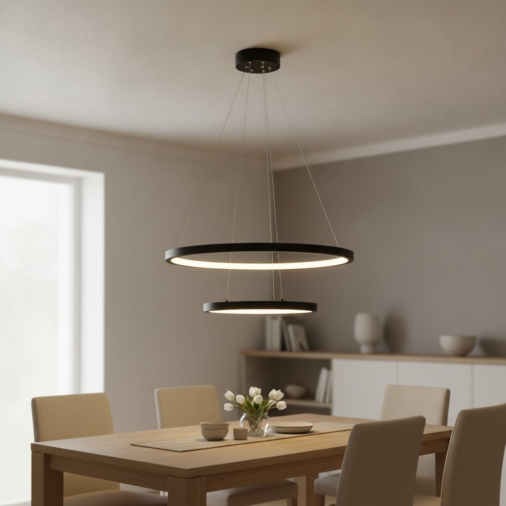 Lyora Zwarte design hanglamp Empatia dubbel