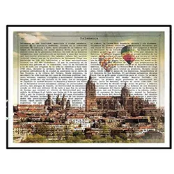 POSTER Vintage Von Salamanca. A4 Rahmenlos