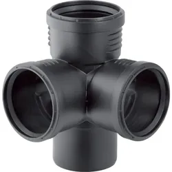 Geberit Silent-PP Eckabzweig 87,5Gr d90/90/90