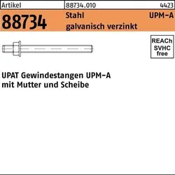 Ankerstange R 88734 UPM-A M16/175 Stahl galv.verz. 10 Stück UPAT