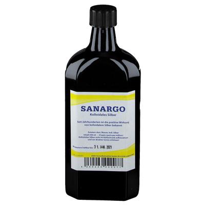 Sanargo kolloidales Silber Flaschen 500 ml