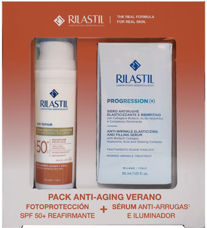 Rilastil Coffret solaire anti-âge SPF50+ 2 pièces