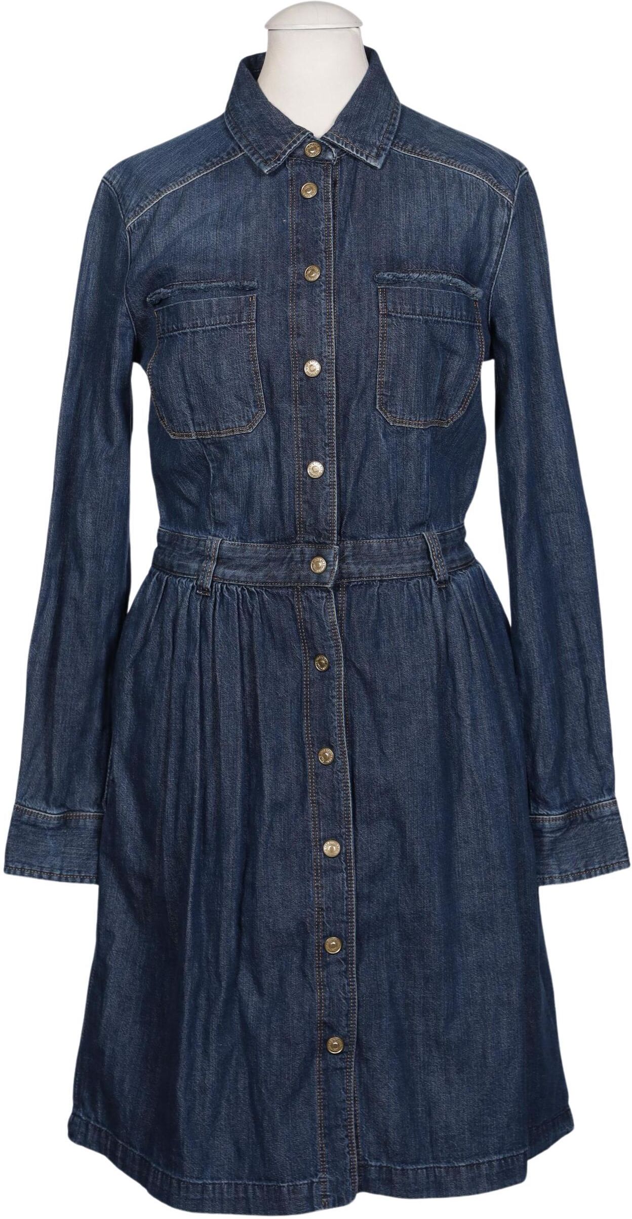 7 for all mankind Damen Kleid, Blau, Gr. XS, Baumwolle - Second Hand