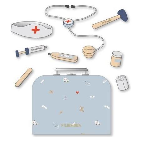 Filibabba Spielkoffer Doktorset (FI-03825)