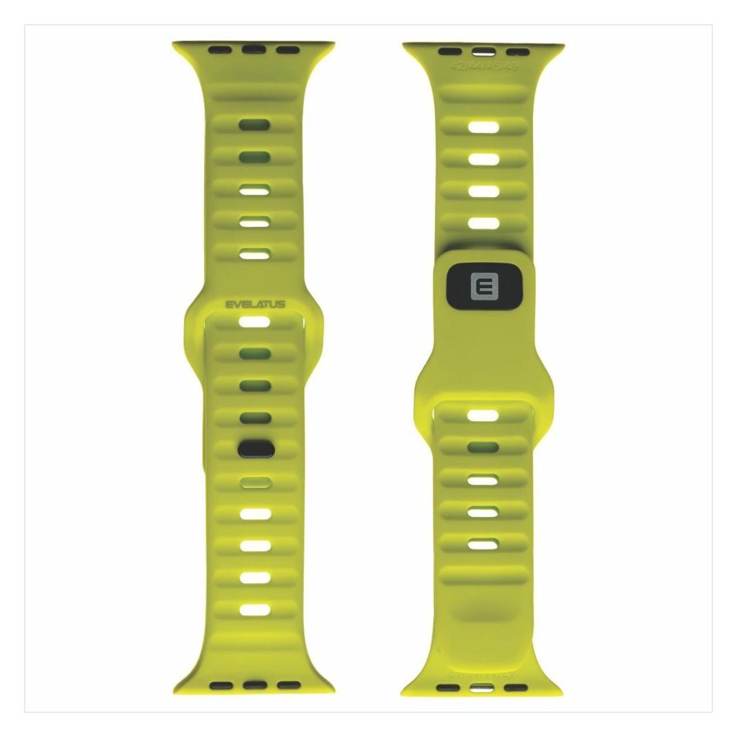 Evelatus Strap Watch 38/40/41 Sport Silicone Loop Ultra Yellow (silicone loop) (EVELATUS)