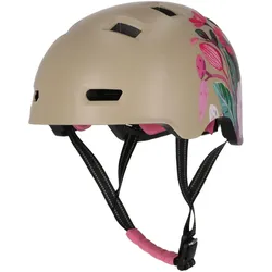 CRAZY SAFETY Rampage Flower Fahrradhelm 3019 - sand L (57-61 cm)
