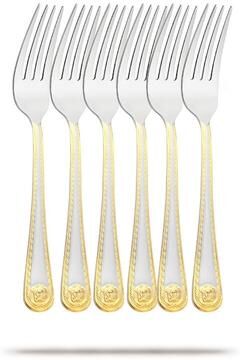 STP Goods "Luxury Mirror Polished & Brushed Stainless Steel Fork Set of 6 - 8.07"""