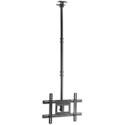 Manhattan Höhenverstellbare TV-Deckenhalterung (Decke, 50 kg, 37" - 80"), TV Wandhalterung, Schwarz