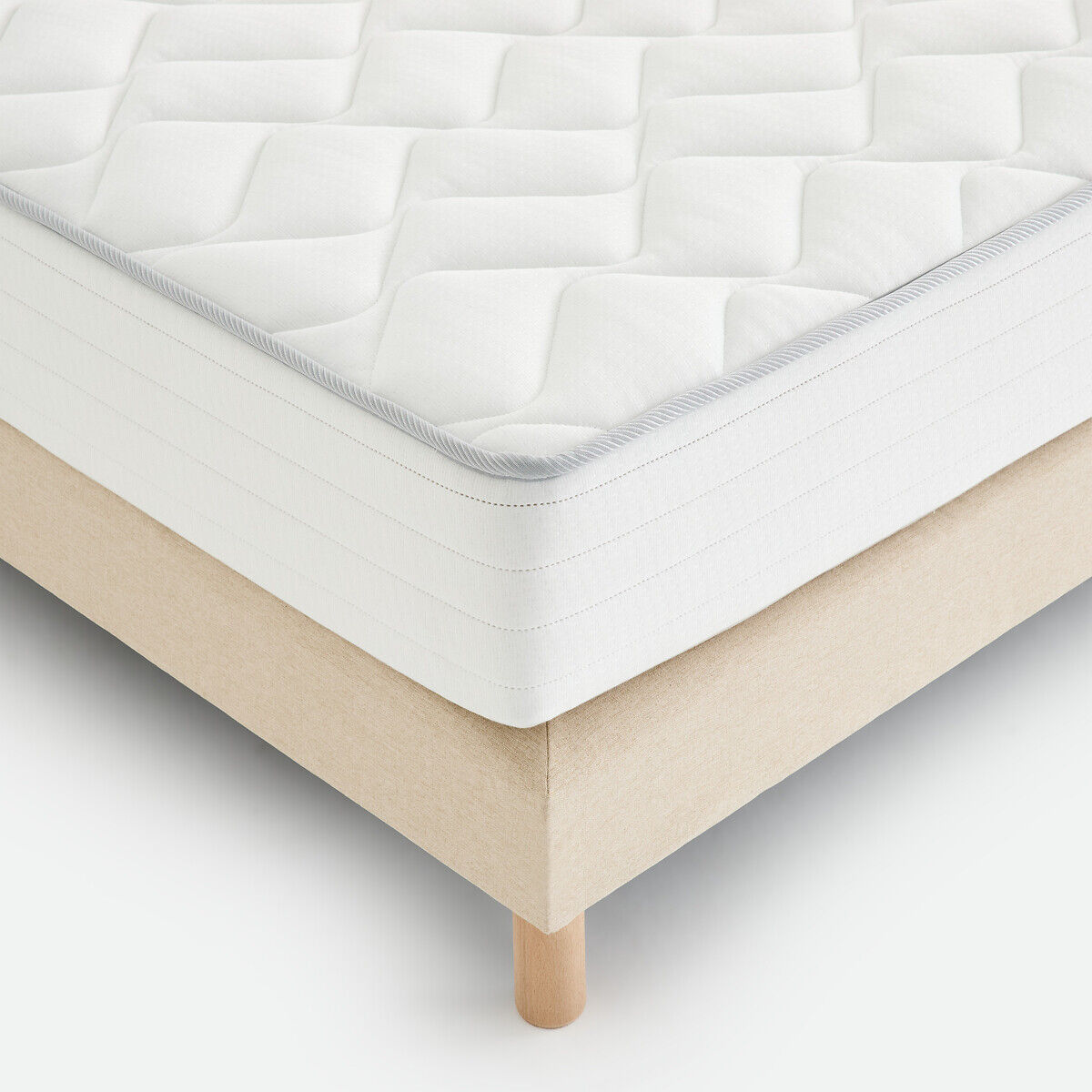 LA REDOUTE INTERIEURS Matelas 406 ressorts biconiques, soutien ferme, accueil équilibré