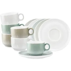 Seltmann Weiden Kaffeetassen mit Untertassen Sento Home 210 ml 6er Set