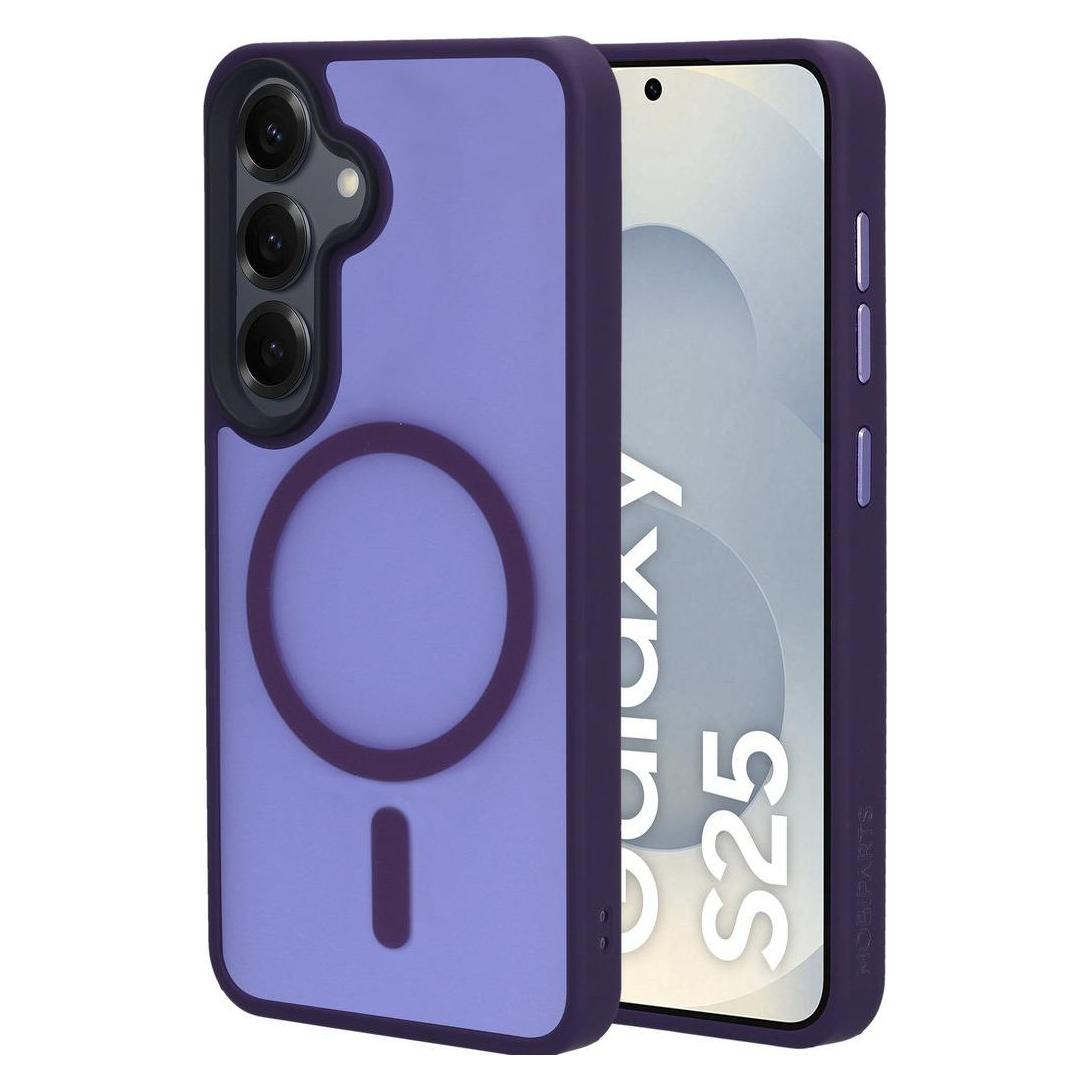 Mobiparts Hardcover Samsung Galaxy S25 Satin Purple (Magsafe Compatible) (Samsung Galaxy S25) (MP-128586)