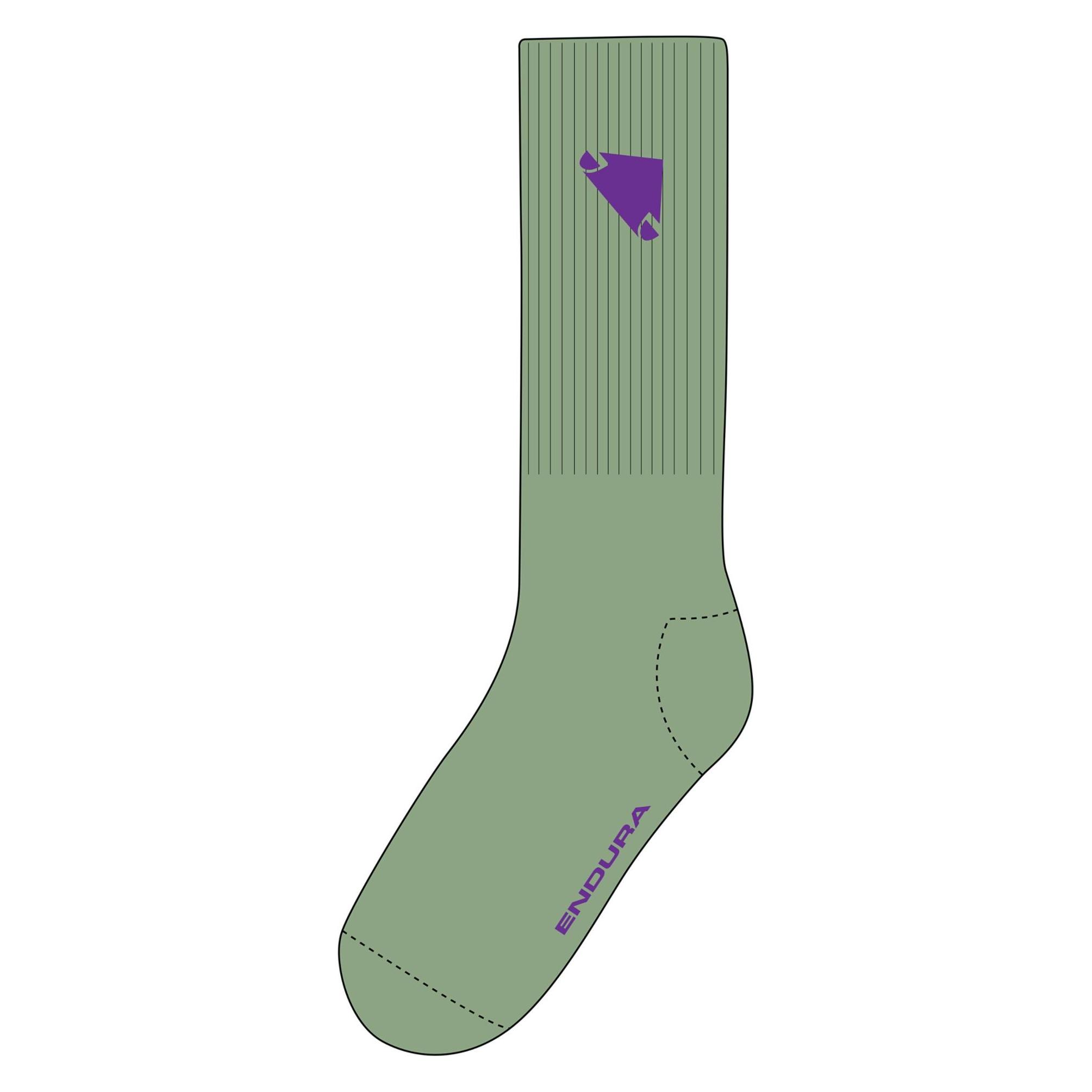 Endura Forty1Thirty Socken (L, XL) (R-E1300LGR)