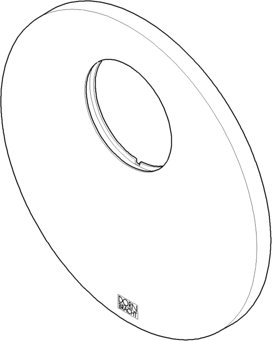 Dornbracht Schlüssel für Cache STD 091102262-06 platin matt