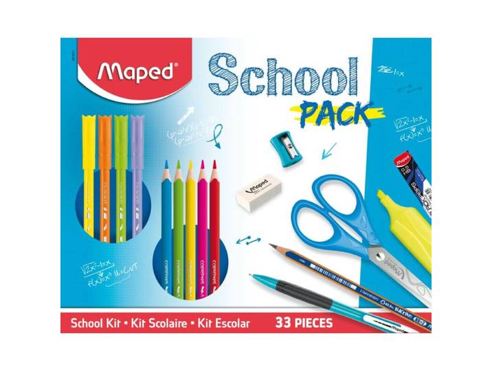 Maped Cartable scolaire de 33 Boîte en carton