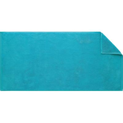 Handtücher EGERIA "Elegant", blau (capri), B:50cm L:100cm, Walkfrottier, Obermaterial: 100% Baumwolle, Handtücher, Uni Programm mit Webkante, reine Baumwolle