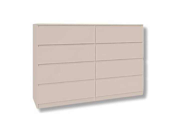 YUMEBLY Kommode mit 8 Schubladen Kashmir 140 cm Ideal für Schlafzimmer, Wohnzimmer, Kinderzimmer und Büro Große geräumige Schubladenschrank 140x97x40 cm