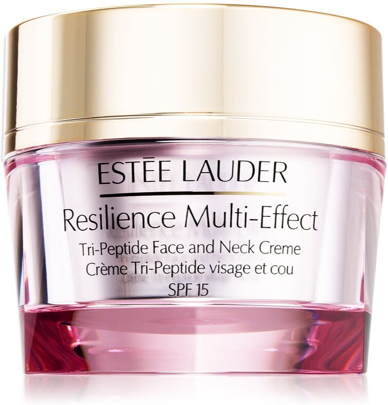 Estée Lauder Resilience Multi-Effect Tri-Peptide Face and Neck Creme SPF 15 intensiv nährende Creme für normale Haut und Mischhaut SPF 15 50 ml