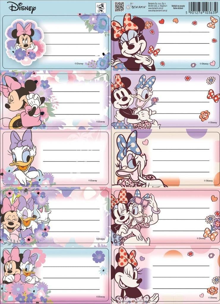 Beniamin Mickey Mouse stickers voor notitieboekjes