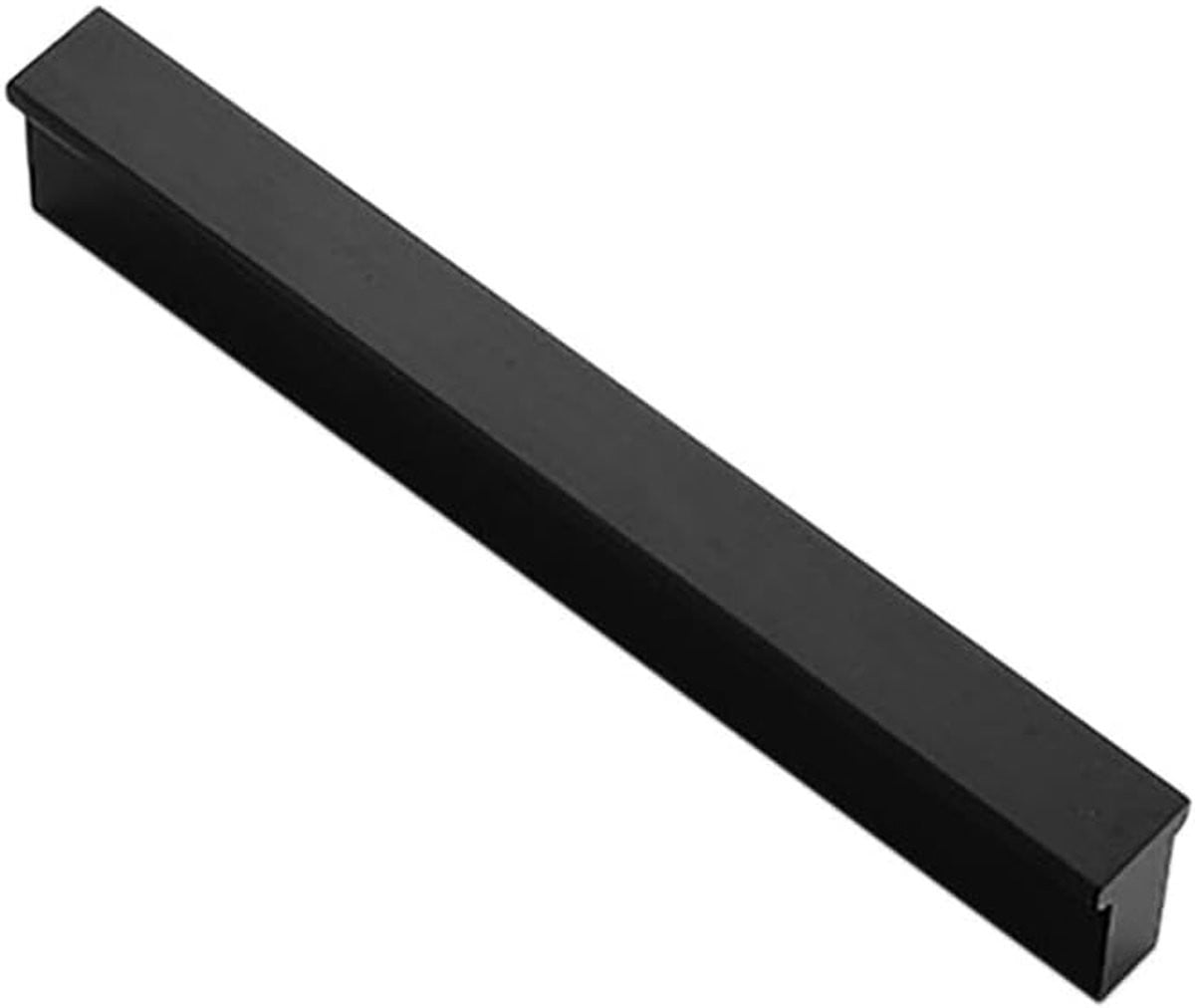 Moderne T-vorm Meubelgreep Ladehandvat Mat Zwart - 212 mm Lengte