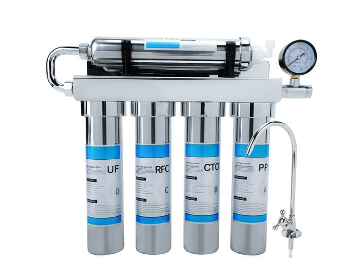 Purificateur d'eau par Ultrafiltration de cuisine domestique avec robinet, système de filtre à eau de robinet de boisson directe en acier inoxydable