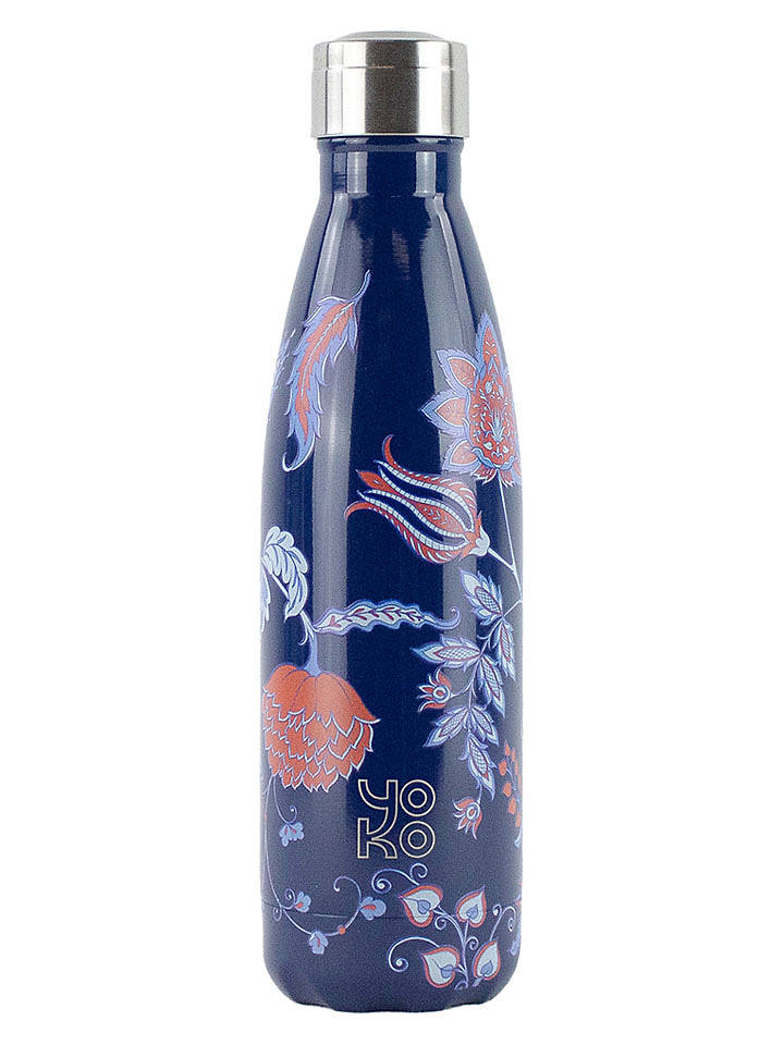 Yoko Design Isolierflasche "Seoul" in Dunkelblau - 500 ml - onesize
