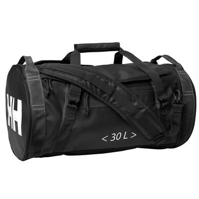 Reisetasche HELLY HANSEN "HH DUFFEL BAG 2 30L", Gr. B/H/T: 50cm x 27cm x 27cm, schwarz, Polyester, Taschen Reisetasche, als Rucksack tragbar, mit separatem Packbeutel, aus Polyester