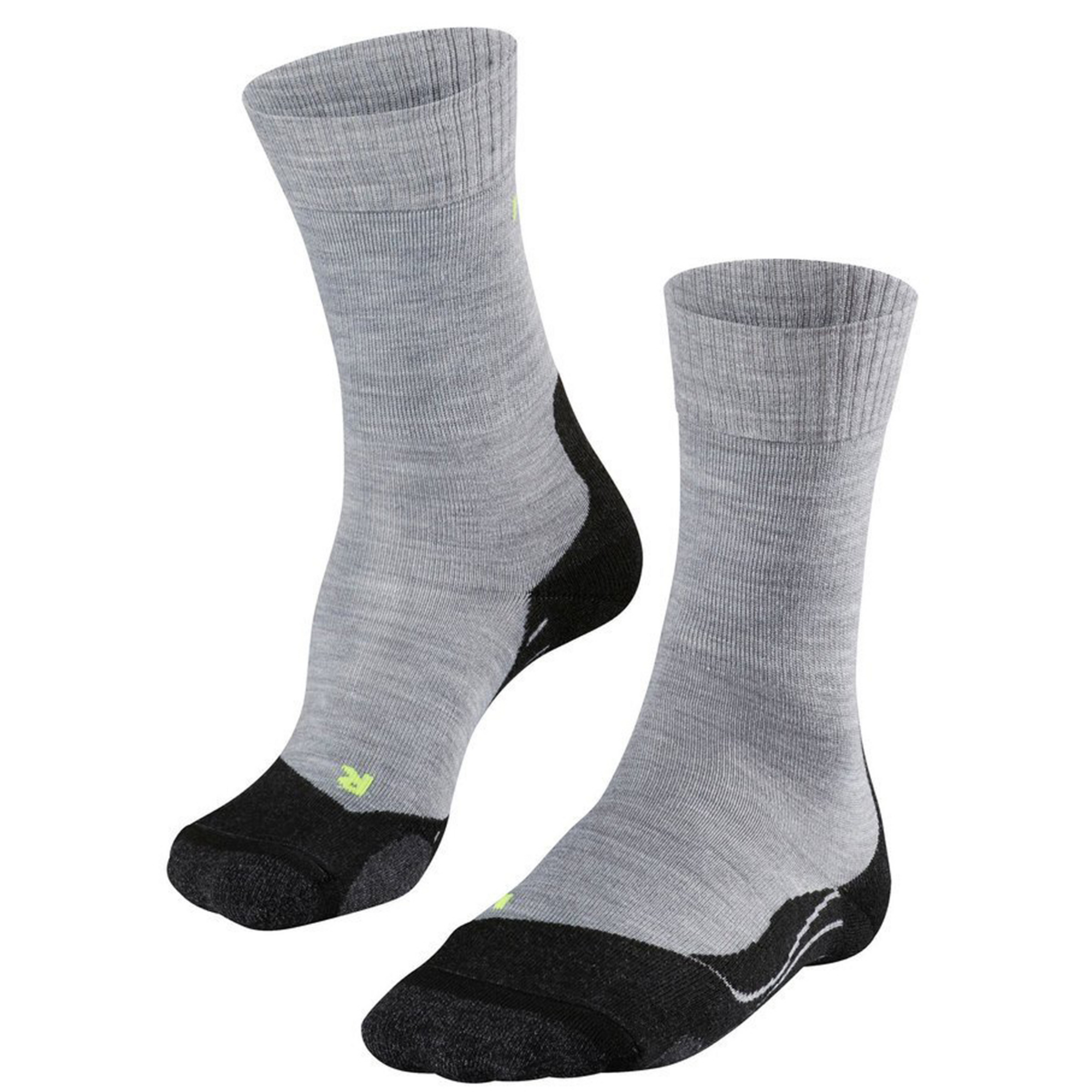 Falke TK2 Herren Wandersocken grau Größe 39 Camping Widerstandsfähig Merinowolle