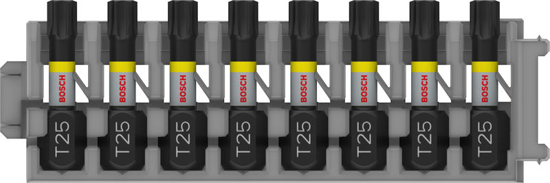 Bosch PRO Torx Impact Bit, T25, 25 mm, 8-tlg. 2608522381