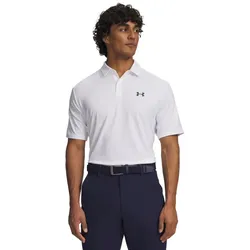 UNDER ARMOUR Matchplay Poloshirt Herren 100 - white/pitch gray XL