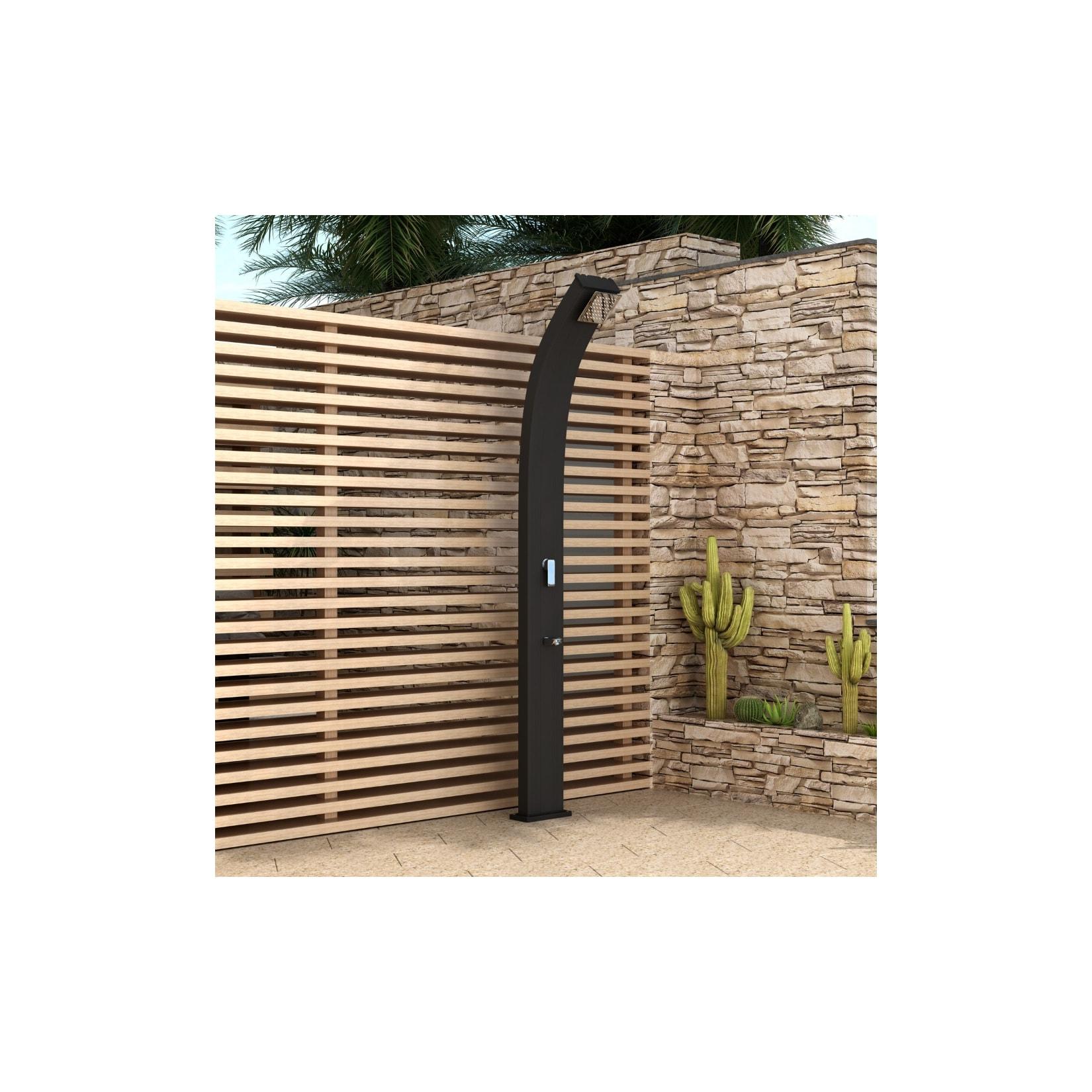 HOME DELUXE Solardusche aus Aluminium ATHEN