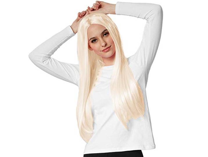 Dressforfun Pruik lang haar glad - Blond
