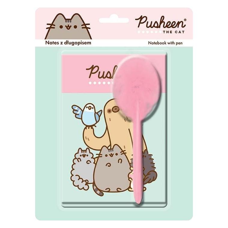 Majewski Pusheen-Stift + Notizbuch-Set (B5, Liniert, Harter Einband) (43095562)