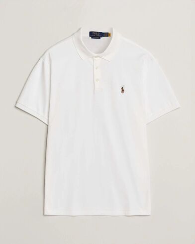 Polo Ralph Lauren Custom Slim Fit Cotton Polo White