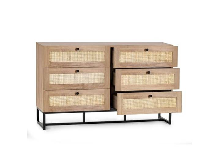 Julian Bowen Padstow Kommode mit 6 Schubladen, Eiche