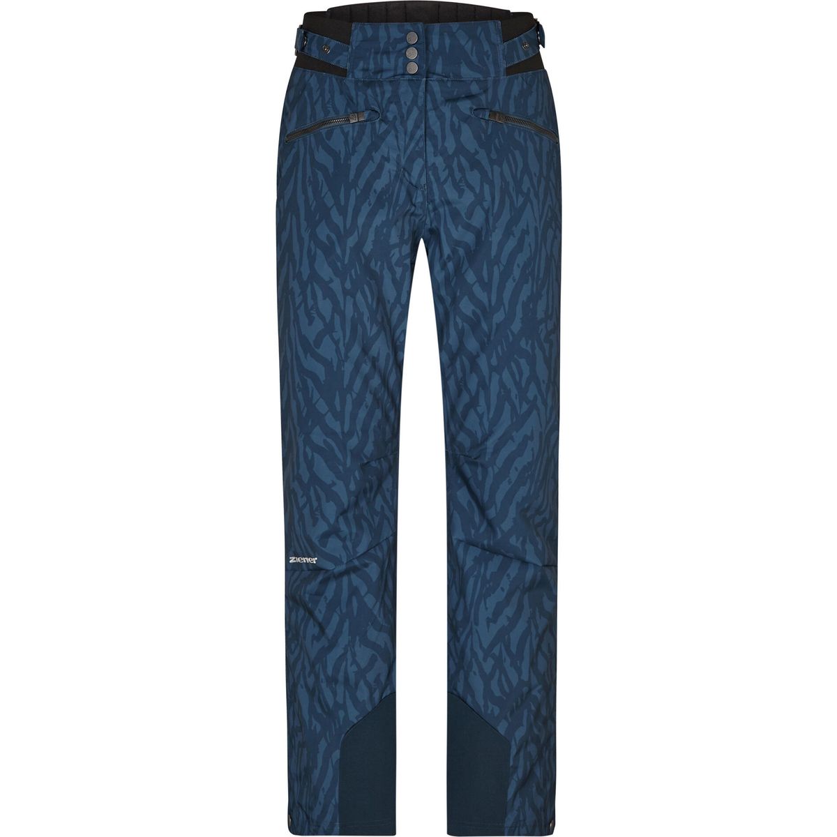 Ziener Tilla Lady Pants Ski leaves navy print (432) 34 234109-432-34
