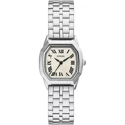 Fossil Quarz / 3 Zeiger Harlow ES5363 - creme,silberfarben - 27mm