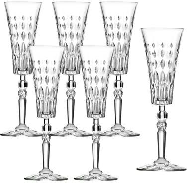Lorren Home Trends Marilyn Set of 6 Flutes