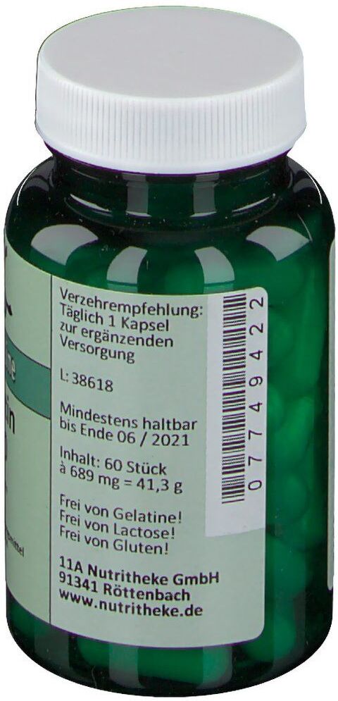 Nutritheke Kreatin 500 Kapseln 60 St